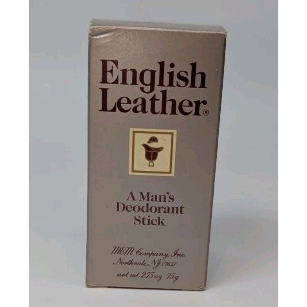 Vintage English Leather Deodorant Stick 2.75 oz NOS w/ Box Mennen Classic Men’s